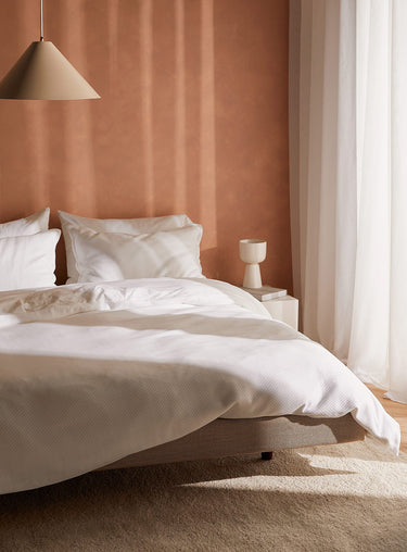 Embossed jersey duvet cover set